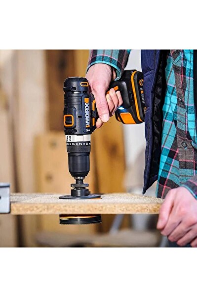 Worx WX370.1 20 Volt/2.0Ah. Li-ion Çift Akülü Profesyonel Şarjlı Darbeli Matkap