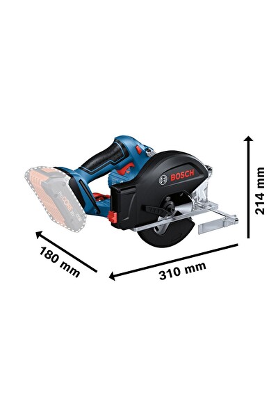 Bosch GKM 18 V-50 Akülü Metal Kesme Makinesi 18 V (Akü ve Şarj Aleti Hariç)
