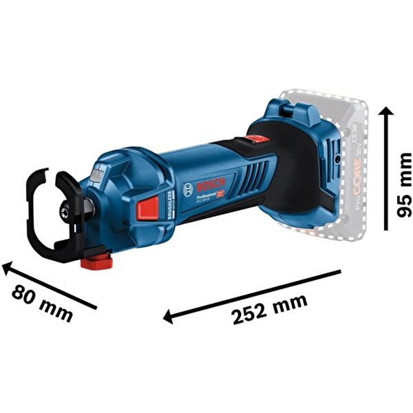 Bosch GCU 18V-30 Kuru Levha Kesici (Solo)