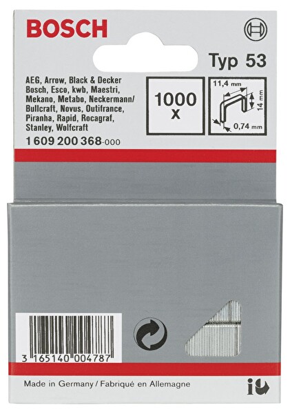 Bosch Tip 53 11.4x0.74x14 MM Zımba Teli