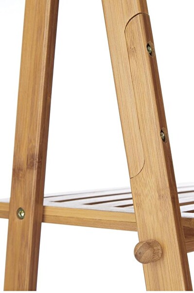 DigitHome Bambu 3 Raflı Havlu Askısı Banyo Düzenleyici Havluluk Organizer DB-0006