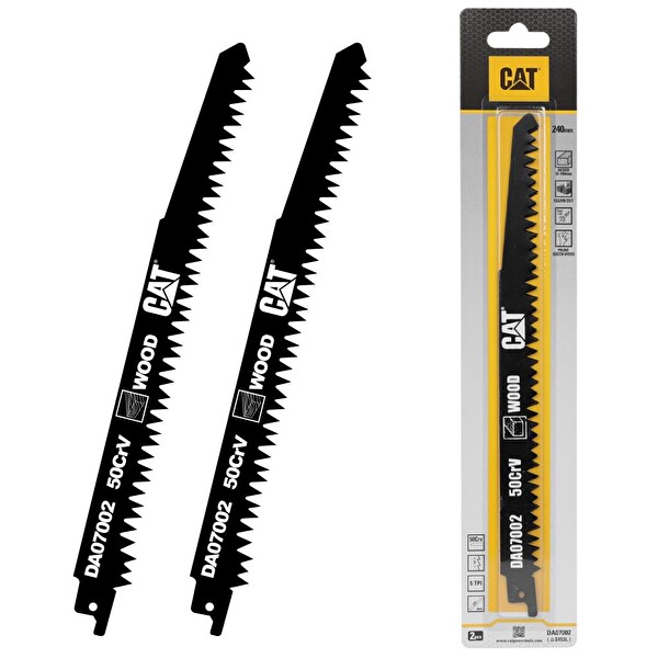 Cat DA07002 228 MM 2 Parça Profesyonel Hızlı Ahşap Kesme Tilki Kuyruğu Testere Ucu