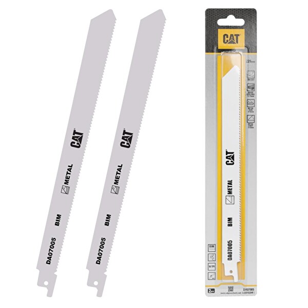 Cat DA07005 228 MM 2 Parça Profesyonel Metal/Çivili Ahşap Kesme Tilki Kuyruğu Testere Ucu