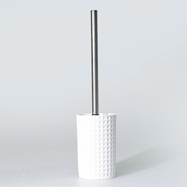 By Selim Neptune 5 Parça Polyester Banyo Seti Beyaz