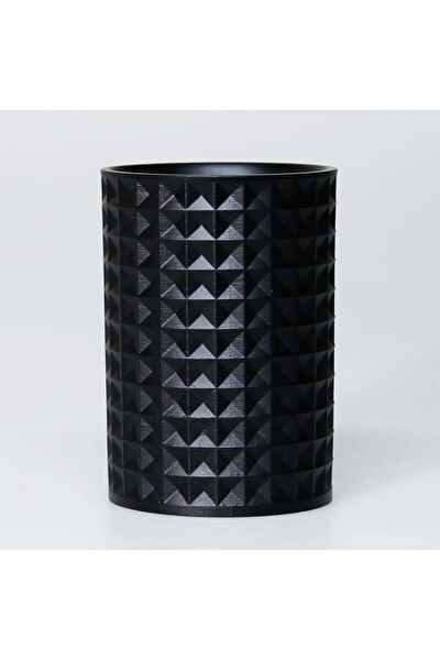 By Selim Neptune Siyah 5 Parça Polyester Banyo Seti