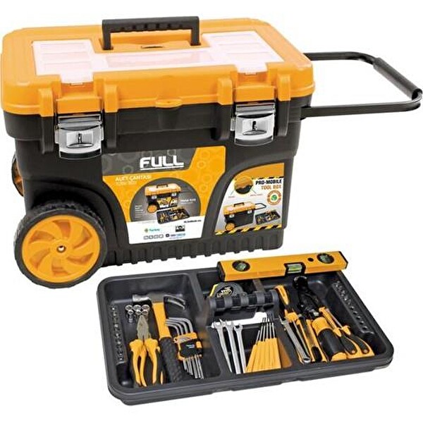 Full Metal Kilitli Takım Çantası Tekerlekli