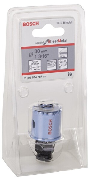 Bosch Special Serisi Metal ve Inox Malzemeler İçin Delik Açma Testeresi (Panç) 30 MM