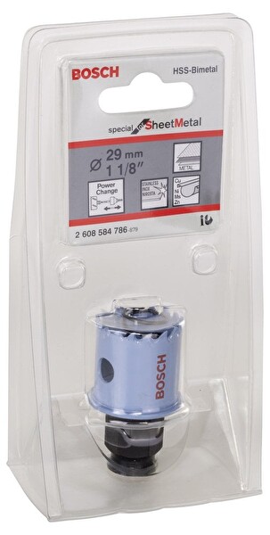 Bosch Special Serisi Metal ve Inox Malzemeler İçin Delik Açma Testeresi (Panç) 29 MM