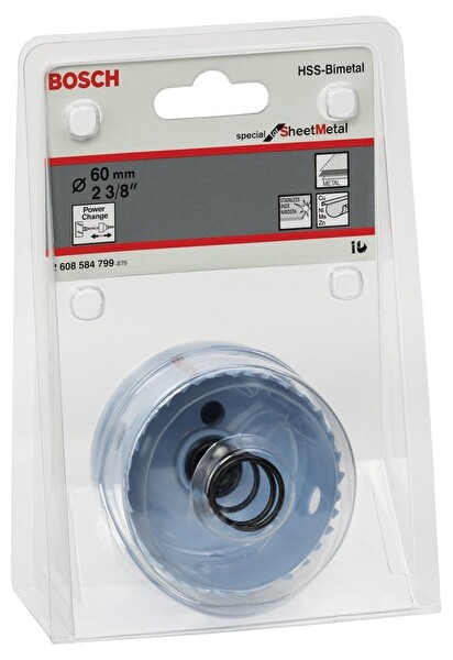 Bosch Special Serisi Metal ve Inox Malzemeler İçin Delik Açma Testeresi (Panç) 60 MM