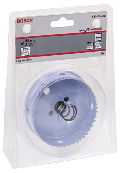 Bosch Special Serisi Metal ve Inox Malzemeler İçin Delik Açma Testeresi (Panç) 86 MM