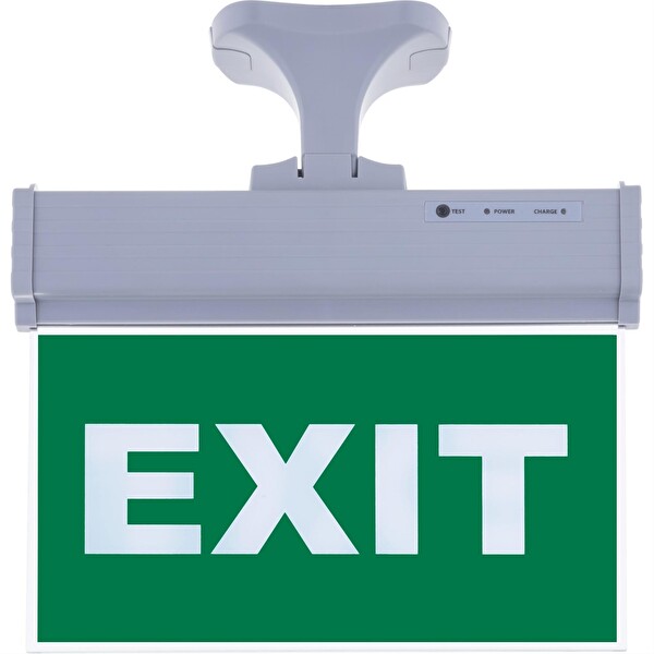 Evimdeyokyok Çift Yönlü Acil Yönlendirme Armatürü (Askı Aparatlı) Exit