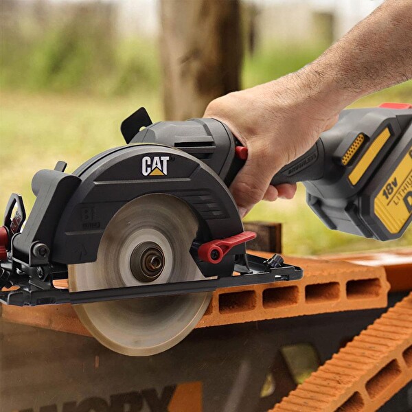 Cat DX5010B 18V 120 MM Kömürsüz Profesyonel Çok Amaçlı Daire Testere (Akü Dahil Değildir)