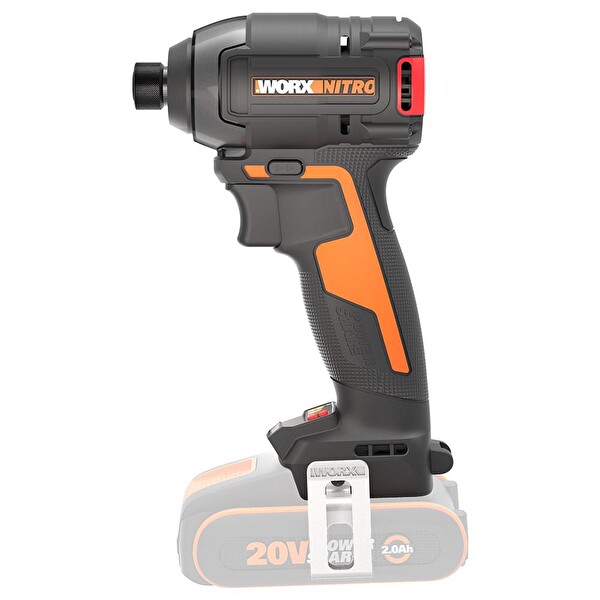 Worx WX265.9 20Volt 200Nm Kömürsüz Profesyonel Şarjlı Darbeli Tornavida (Akü Dahil Değildir)