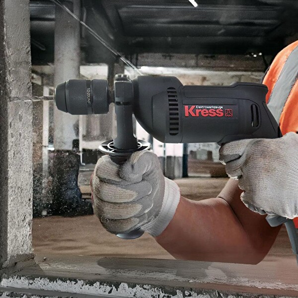 Kress KUY02P 650 Watt 13 MM Profesyonel Darbeli Matkap