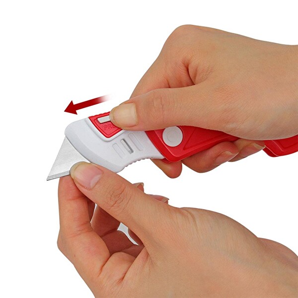 Workpro WP211004 Plastik Gövde Katlanır Rötuş Maket Bıçağı