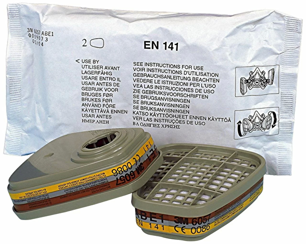 3M 6057 Asit Gaz Buhar Filtresi 4 Çift