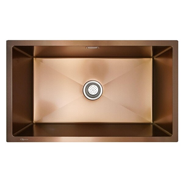 GL General 70x40 Bakır Petek Dokulu Çelik Mutfak Eviyesi 304 Paslanmaz Çelik 1MM