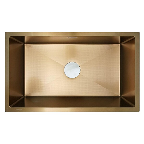 GL General 70X40 Gold Petek Dokulu Çelik Mutfak Eviyesi 304 Paslanmaz Çelik 1 MM