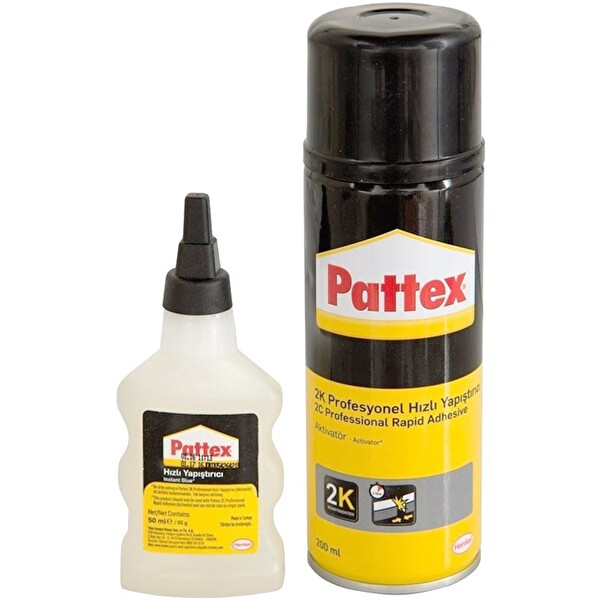 Henkel Pattex İki Komponentli Profesyonel Hızlı Yapıştırıcı 50+200 ML