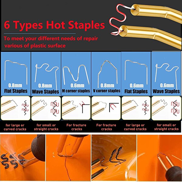 Valkyrie 70W 600 Uçlu Araba Tampon Plastik Tamir Kaynak Makinesi Sıcak Zımba