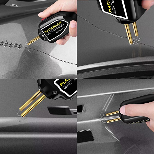 Valkyrie 100W Çantalı 600 Uçlu Plastik Kaynak Makinesi Araba Tampon LED Işıklı XCER-110