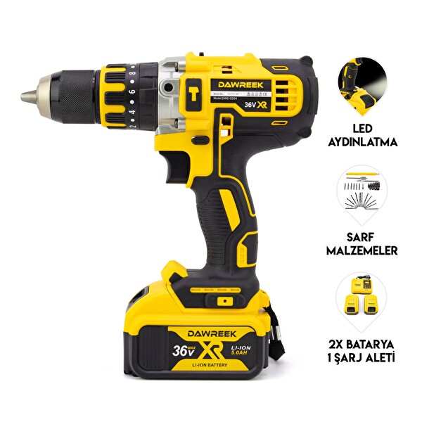 Chelikbei 13MM Çelik Mandren Vidalama DW36