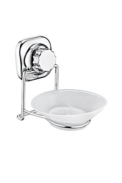 SAS Haus Yapışkanlı Katı Sabunluk Düzenleyici Krom Yk-713