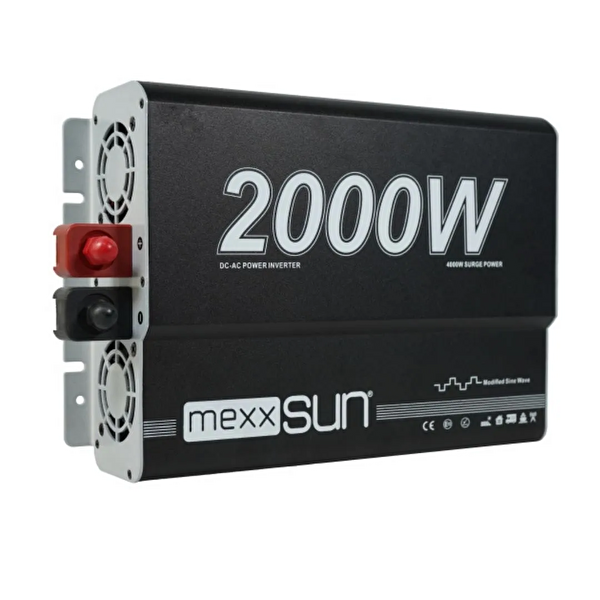 Mexxsun 2000W-12V Modifiye Sinüs Inverter (220V Çevirici)