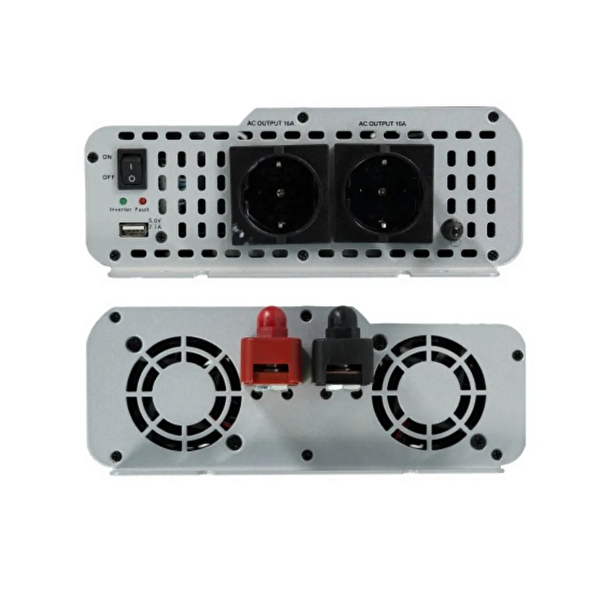 Mexxsun 2000W-12V Modifiye Sinüs Inverter (220V Çevirici)