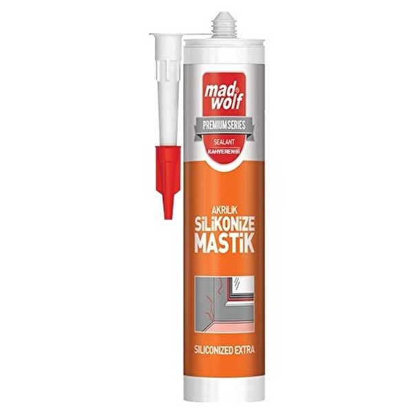Mad Wolf Silikonize Mastik 550Gr Kahverengi