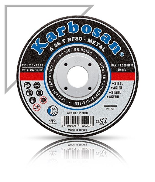 Karbosan Metal Kesici Disk 115x3.0 MM