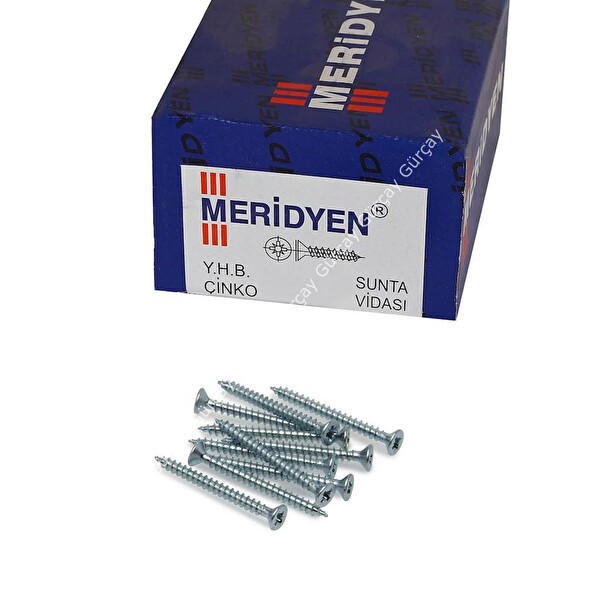 Meridyen Sunta Vidası 4.0x60MM 200 Adet
