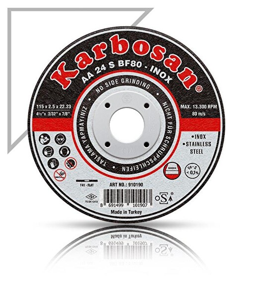 Karbosan Inox Kesici Disk 180x1.9 MM