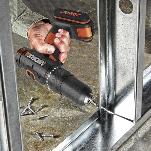 Worx WX101.1 20V 1.5Ah Li-Ion Çift Akülü Profesyonel Şarjlı Matkap