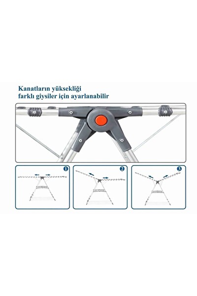 Devecioğlu Harbinger Gold Alüminyum Çamaşır Kurutmalık