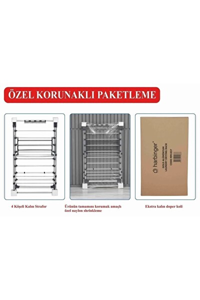 Devecioğlu Harbinger Gold Alüminyum Çamaşır Kurutmalık