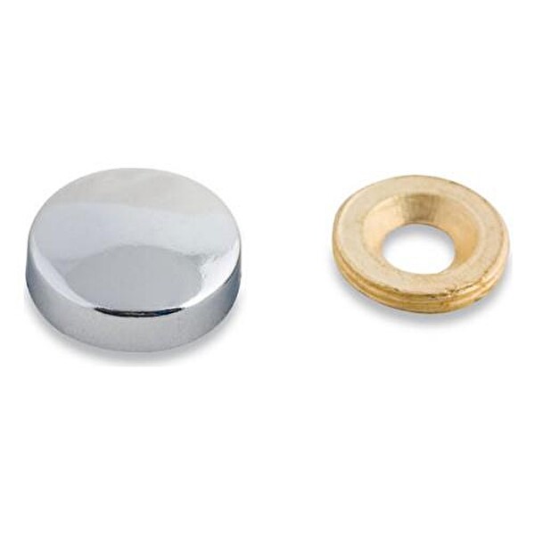 Gürçay Hırdavat Dekoratif Vida Kapağı Parlak Krom 20 MM - 10 Adet