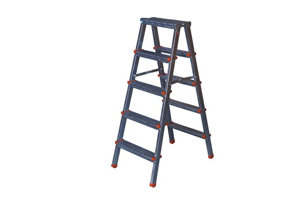 Asvera Elmas Serisi 5+5 Basamaklı Çift Taraflı Galvanizli Profil Merdiven