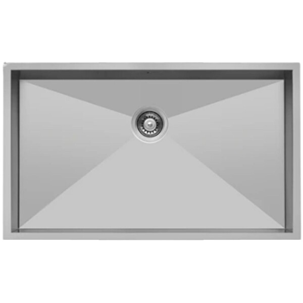 Livinox Zero_4070R10 40x70 CM Tek Gözlü Damlalıksız Polisajlı Paslanmaz Çelik Mutfak Eviyesi