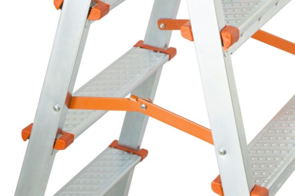 Asvera Elmas Serisi 9+9 Basamaklı Çift Taraflı Galvanizli Profil Merdiven