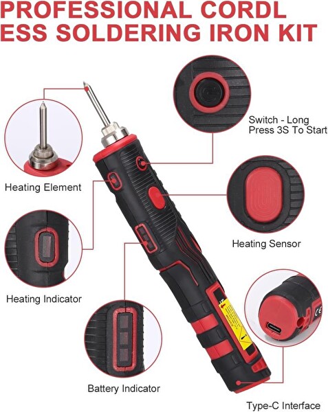 Prolink PF-006 5V 11W Şarjlı Kalem Havya