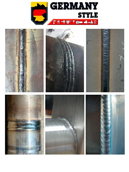 Germany Style Profesyonel 300 Amper Çift Kartlı Turbo Soğutma El Tipi İnvertör Tabanca Elektrotlu Kaynak Makinesi