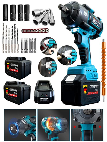 Germany Style DH-150 1000 NM Kademeli Somun Sökme Araç Bijon Sıkma Torklu Somun Sökme Makinesi