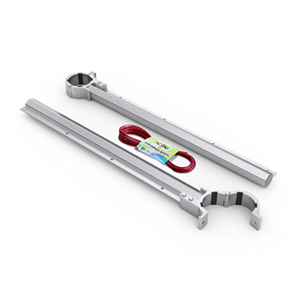 Asvera %100 Alüminyum 2 Kollu Balkon Çamaşırlığı