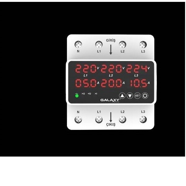 Galaxy Energy D380 Trifaze Daire Voltaj Koruyucu