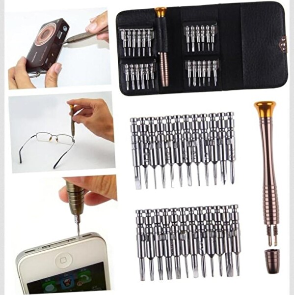 Sepetine Gelsin Mini Cüzdan Tornavida Seti