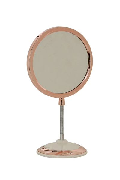 Kitchen Design Lab 3X Büyüteçli Çift Taraflı Masa Üstü Yuvarlak Makyaj Traş Aynası