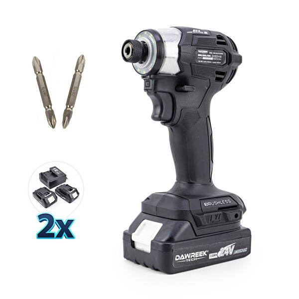 Dawreek Torklu Vidalama Siyah - Akülü Torklu Somun Sıkma Makinesi