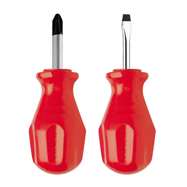 Evimdeyokyok 2'li Avuç İçi Düz Yıldız Tornavida Seti