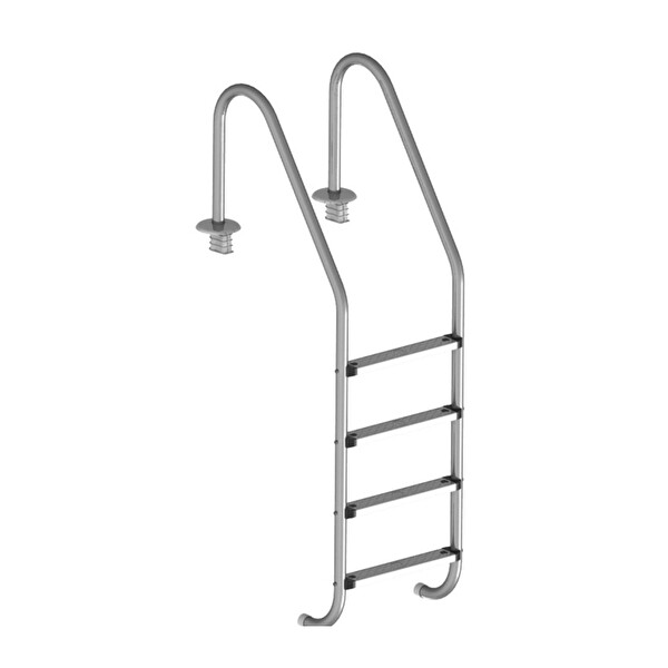 Bengi Ticaret 17805 316 Kalite Paslanmaz Çelik CNC Kesimli 4 Basamaklı Havuz Merdiveni